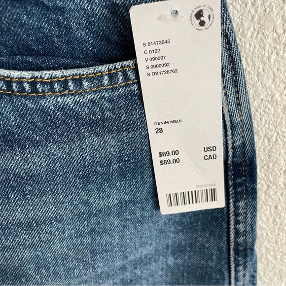 NWT BDG Urban Outfitters Mikey Cropped Wide Leg Denim Jeans Sold Out - Picture 5 of 9